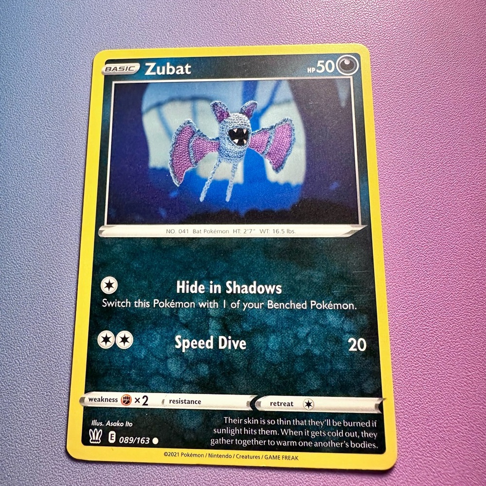 zubat - 089/163 (common) — pokemon: battle styles